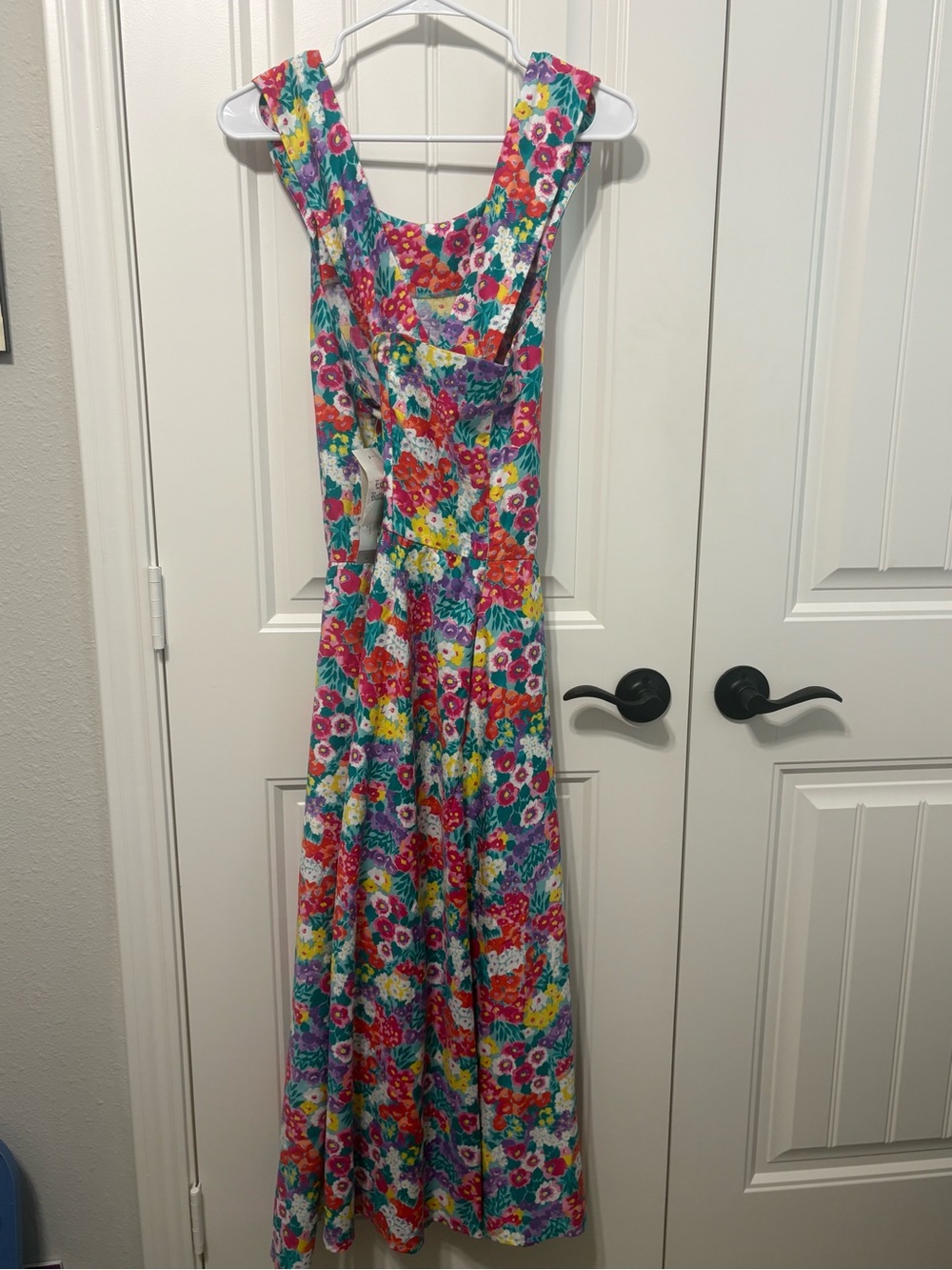 NWT Liz Claiborne Watercolor Feeling Floral Maxi Dress - Picture 3 of 7